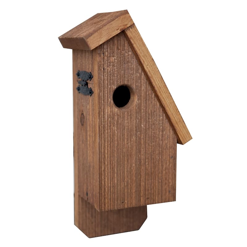 Rustic Bluebird Birdhouse - Brown