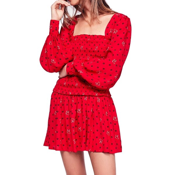 Free People Red Polka Dot Dress Shop 