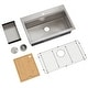 preview thumbnail 47 of 136, KRAUS Kore Workstation Drop-In Stainless Steel Kitchen Sink
