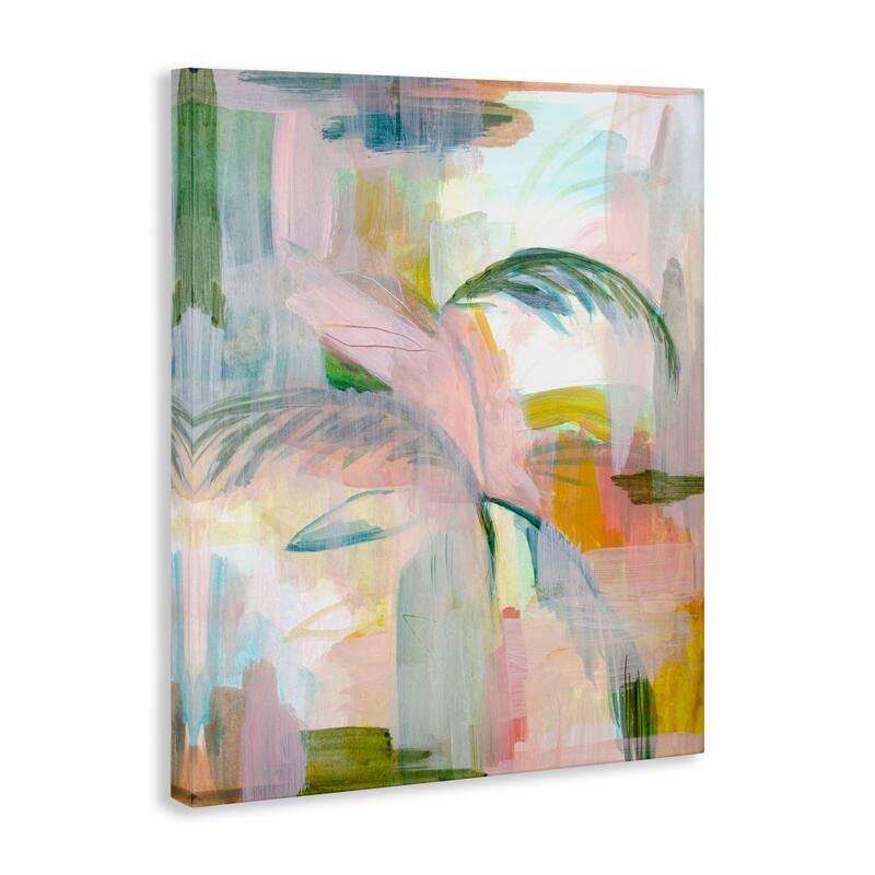 Stupell Palm City Abstraction Canvas Wall Art Design By Gemma Bardot