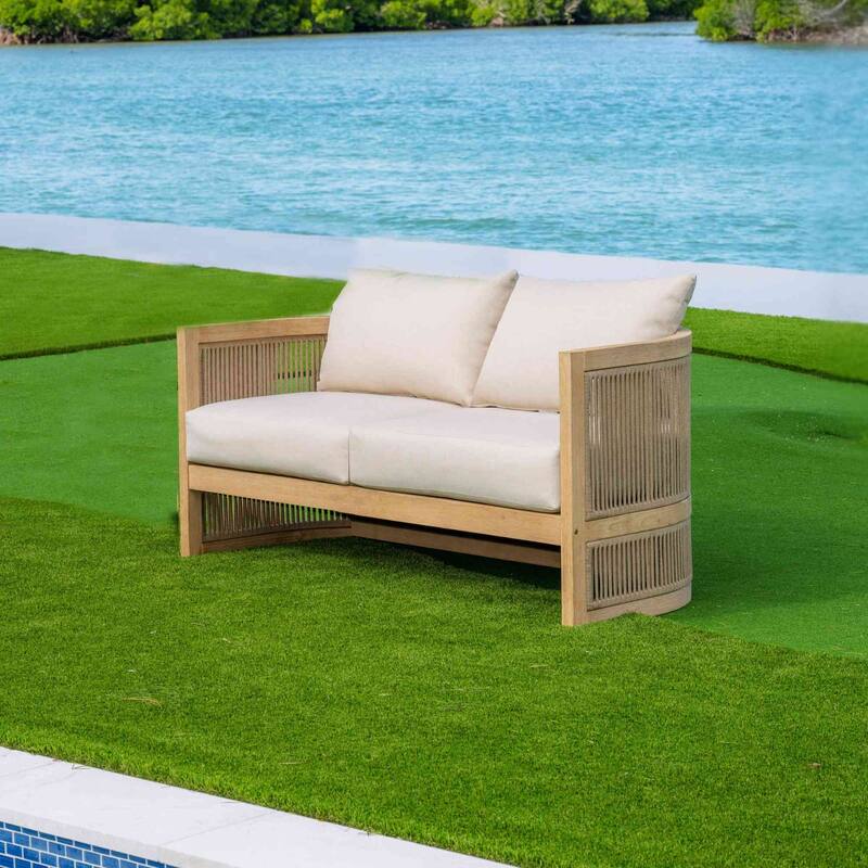 Panama Jack Cabo Loveseat with Cushions - 60"L x 28"W x 27"H