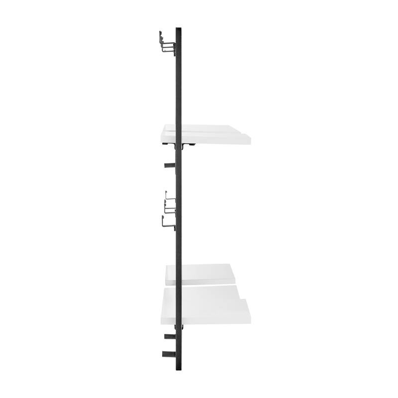Danya B Framed Wall Art 4-Piece Modern Shelf Set