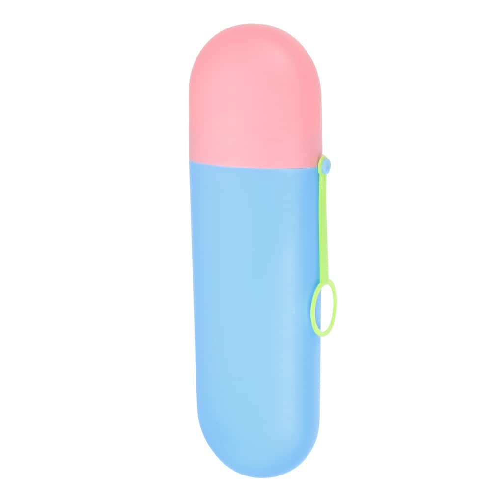Portable Toothbrush Case Toothbrush Holders Pink 7.87"x2.36"x1.38"