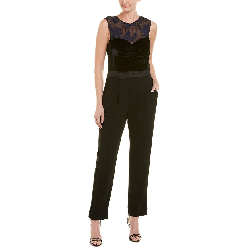 rebecca taylor velvet jumpsuit