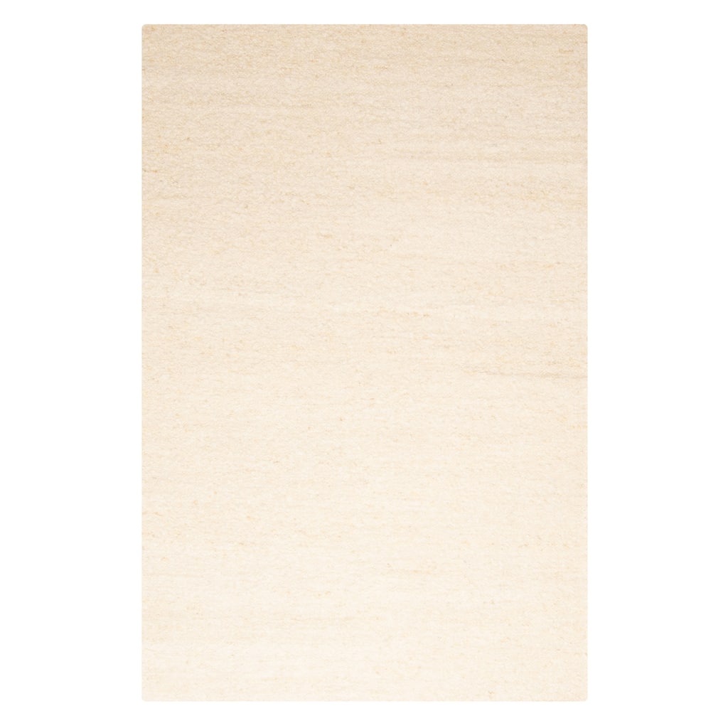 ECARPETGALLERY Braid weave Sienna Cream Wool Rug - 5'1 x 7'10