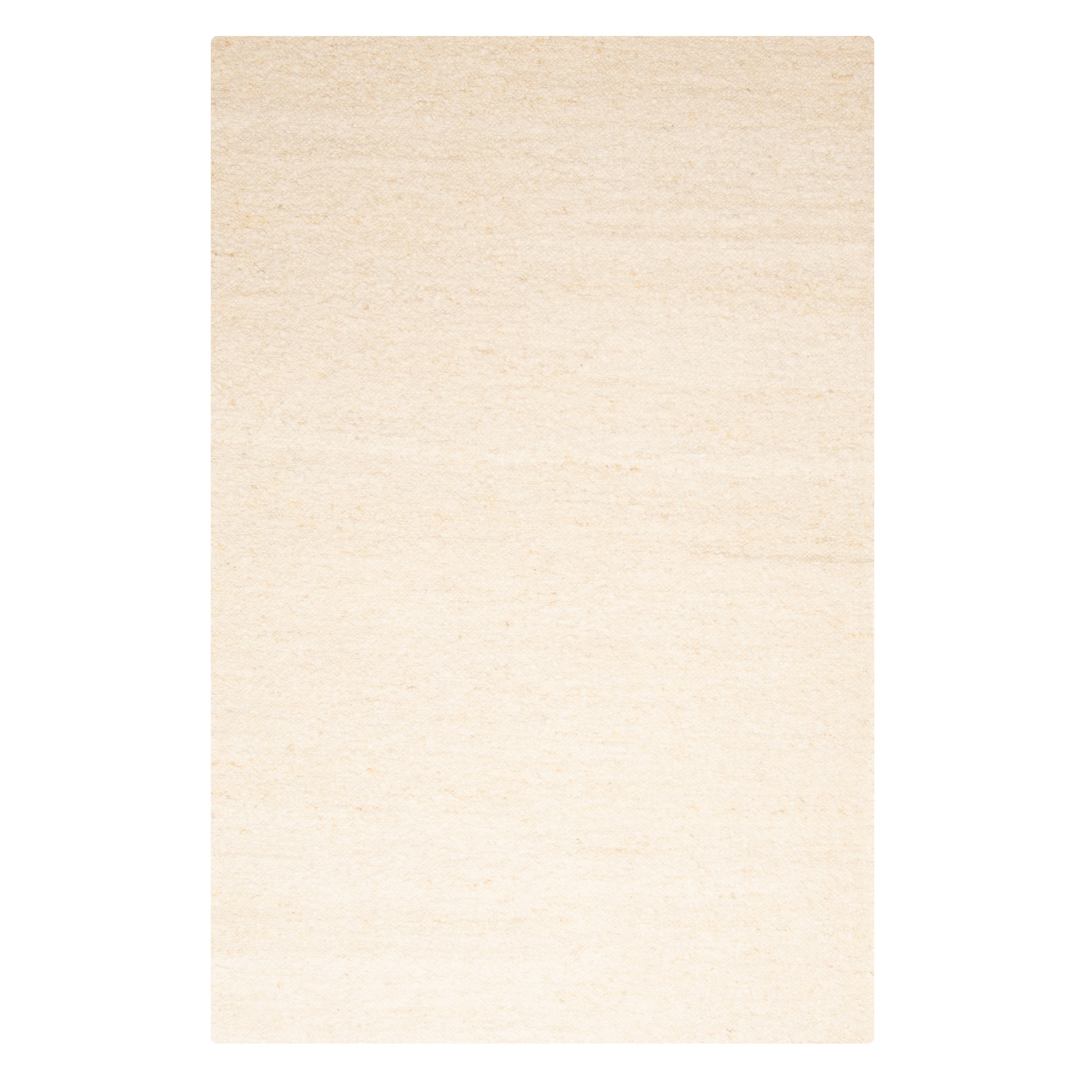 ECARPETGALLERY Braid weave Sienna Cream Wool Rug - 5'1 x 7'10