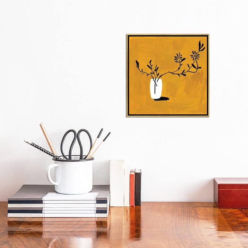 iCanvas "Like Flowers I" by Melissa Wang Framed