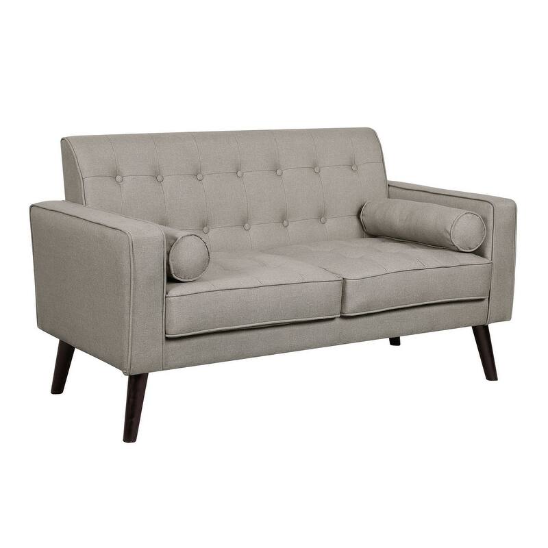 Valadez Mid-century Modern Tufted Upholstered Loveseat