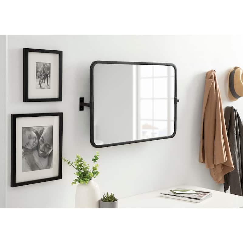 Kate and Laurel Elijah Pivot Wall Mirror