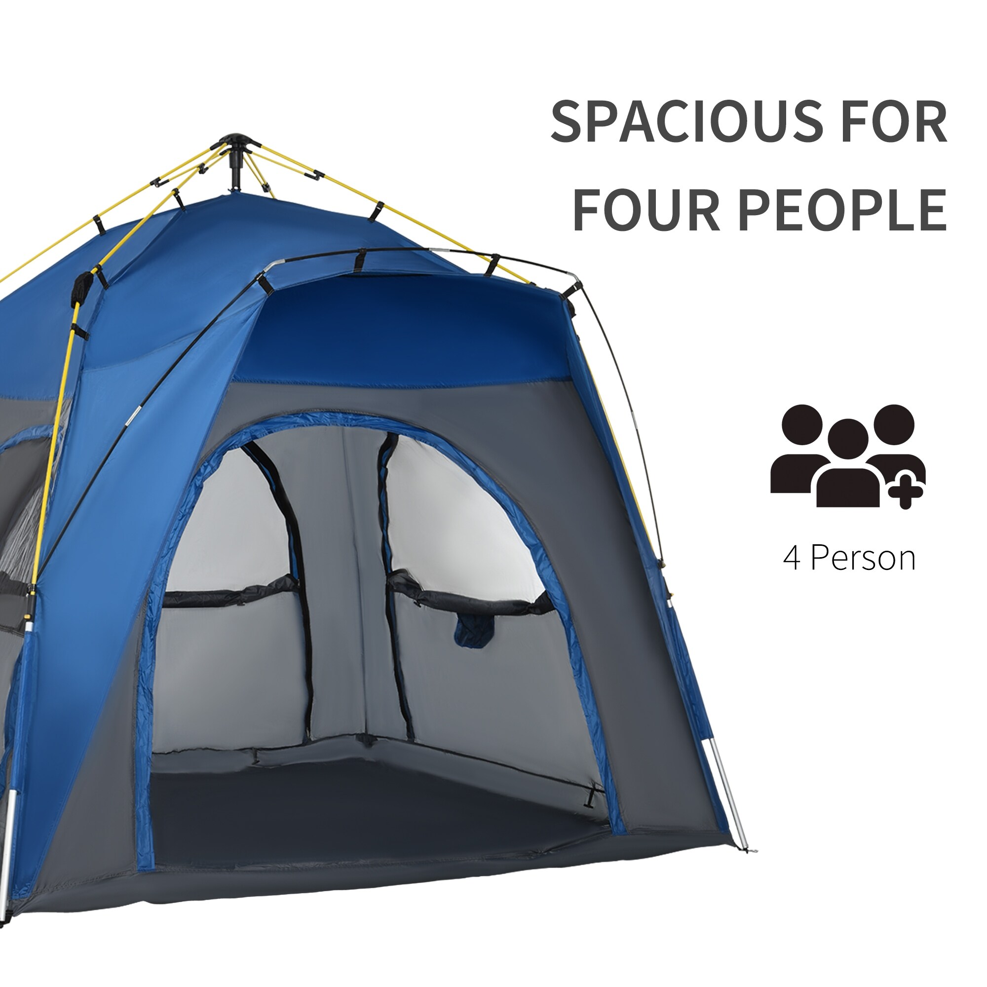 Hydraulic tent outlet