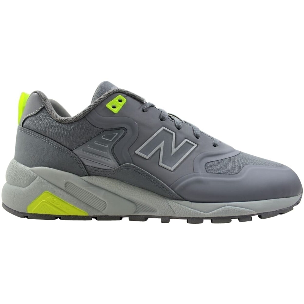 new balance 580 suede low top sneakers gray