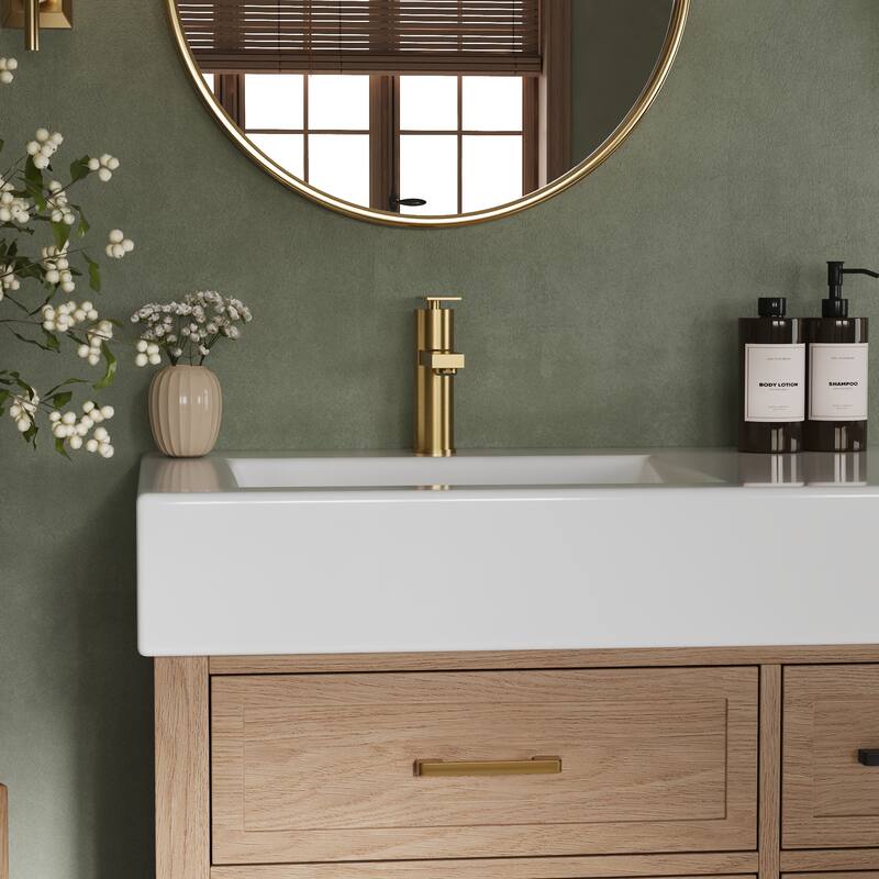 Single Lever Handle Bathroom Sink Faucet Single Hole Basin Faucet