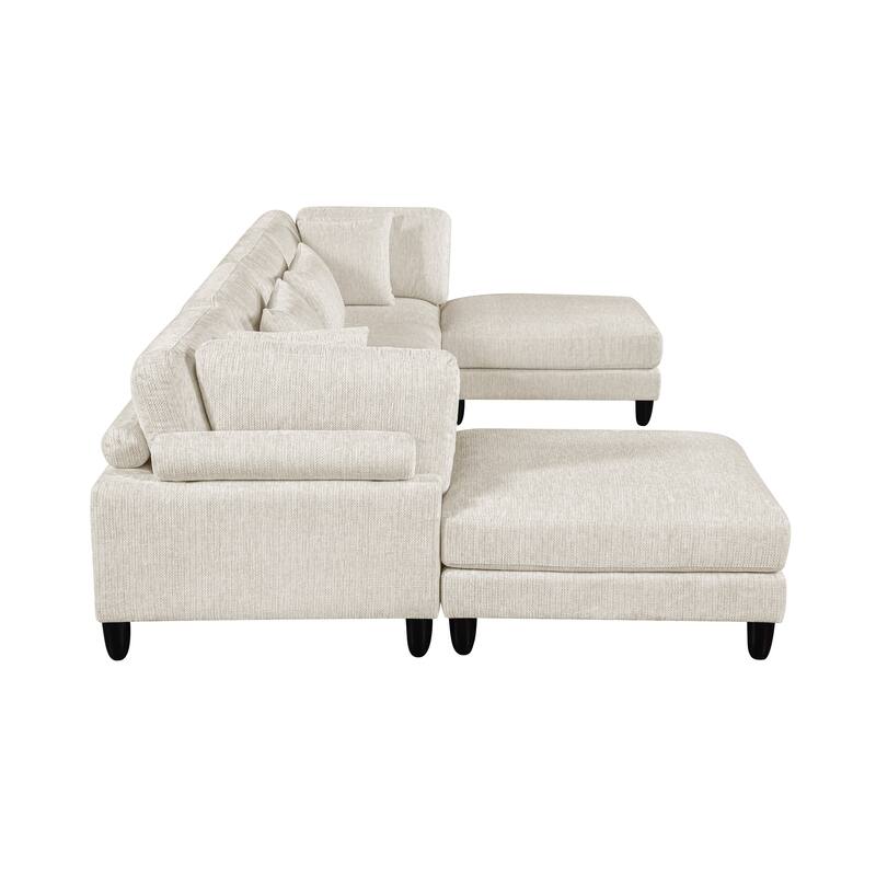 Jonas 6-Piece Modular Sectional Sofa with Ottoman
