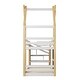 preview thumbnail 5 of 4, White Storage Staircase House Bunk Bed with 2 Blackboards, Twin Bed Frame
