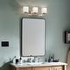 preview thumbnail 8 of 12, Kichler Lighting Marette 3-Light Vanity Light Brushed Nickel