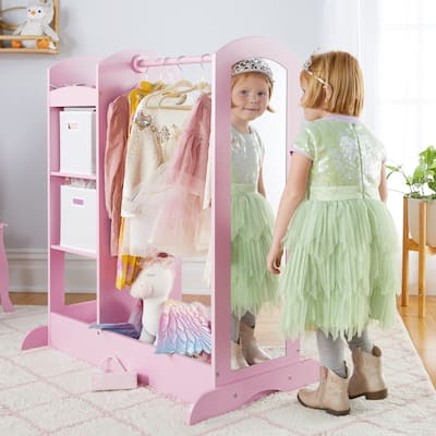 See and Store Pink Dress Up Station