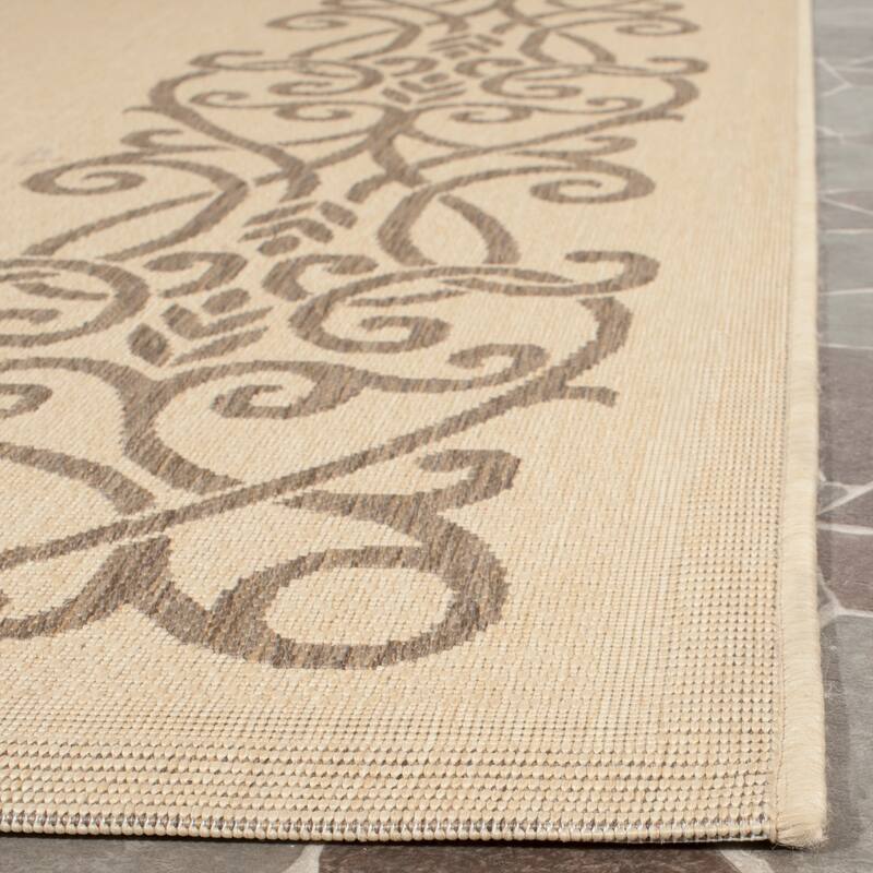SAFAVIEH Courtyard Ikerne Waterproof Patio Backyard Rug