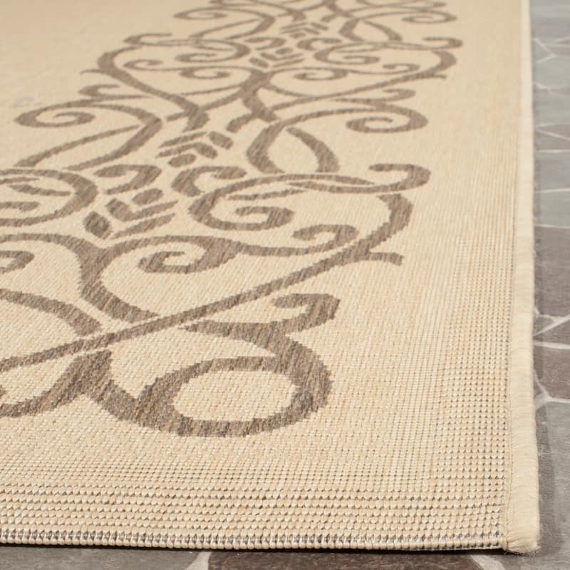 SAFAVIEH Courtyard Marylou Waterproof Patio Backyard Rug