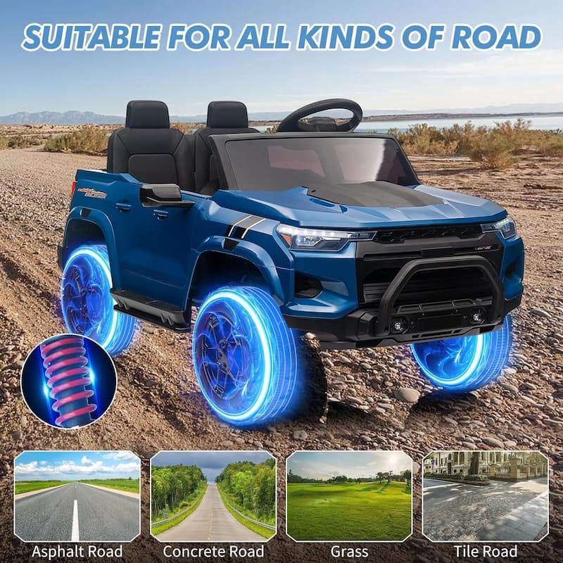 24V 2 Seater Kids Electric Vehicles, Ride On Truck for Kids Best Gifts, Pink