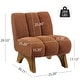 preview thumbnail 38 of 47, Art Leon Set of 2 Comfortable Armless Accent Chair Sectional