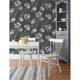 NextWall One O'Clocks Botanical Peel and Stick Removable Wallpaper
