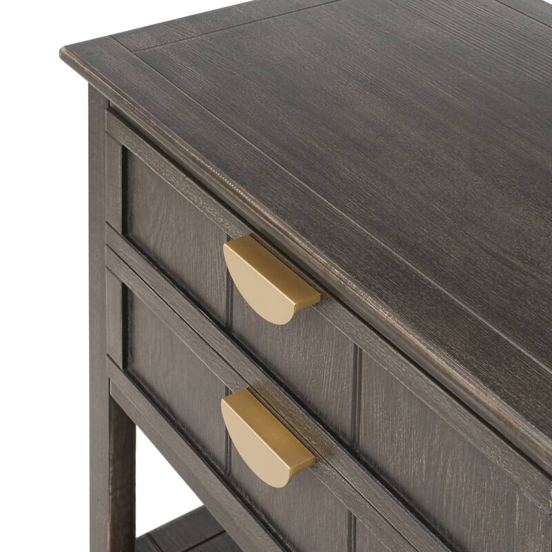 2 Drawer Side table - N/A