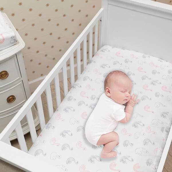Shop Lambs Ivy Signature Swan Princess Pink Sateen 3 Piece Baby