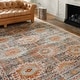 preview thumbnail 2 of 8, Alexander Home Luxe Fireside Antiqued Distressed Area Rug