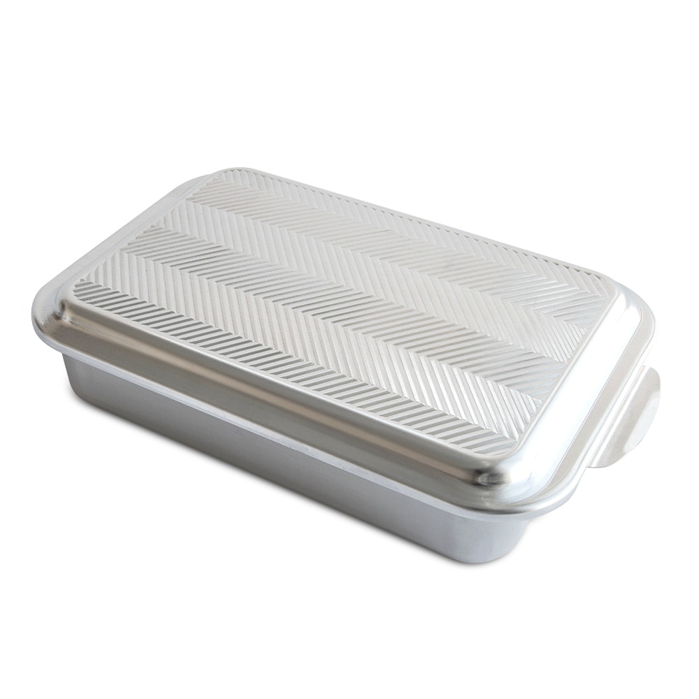 Nordic Ware Natural High-Sided Sheet Cake Pan with Lid - Silver - Bed Bath  & Beyond - 30025701