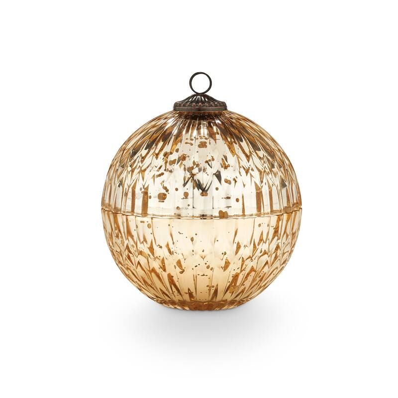 ILLUME Noble Holiday Winter White Candle - Glass Ornament