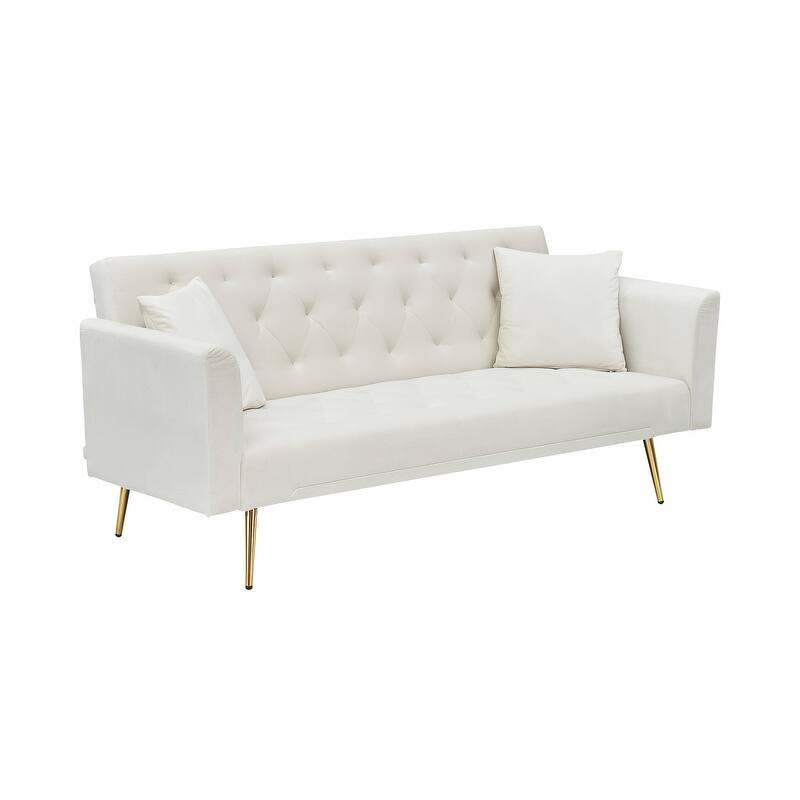 71" Convertible Double Folding Living Room Sofa Bed
