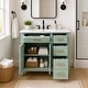 preview thumbnail 2 of 13, Homy Casa 30 in. Bathroom Vanity with Ceramic Sink, Free-Standing Storage Cabinet with 2 or 3 Drawers