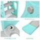preview thumbnail 8 of 21, Costway 4-in-1 Toddler Climber and Swing Set w/ Basketball Hoop & Ball