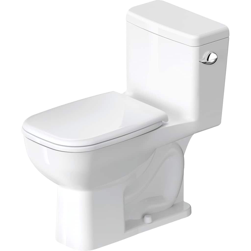 Duravit D-Code 1.28 GPF One Piece Elongated Chair Height Toilet with