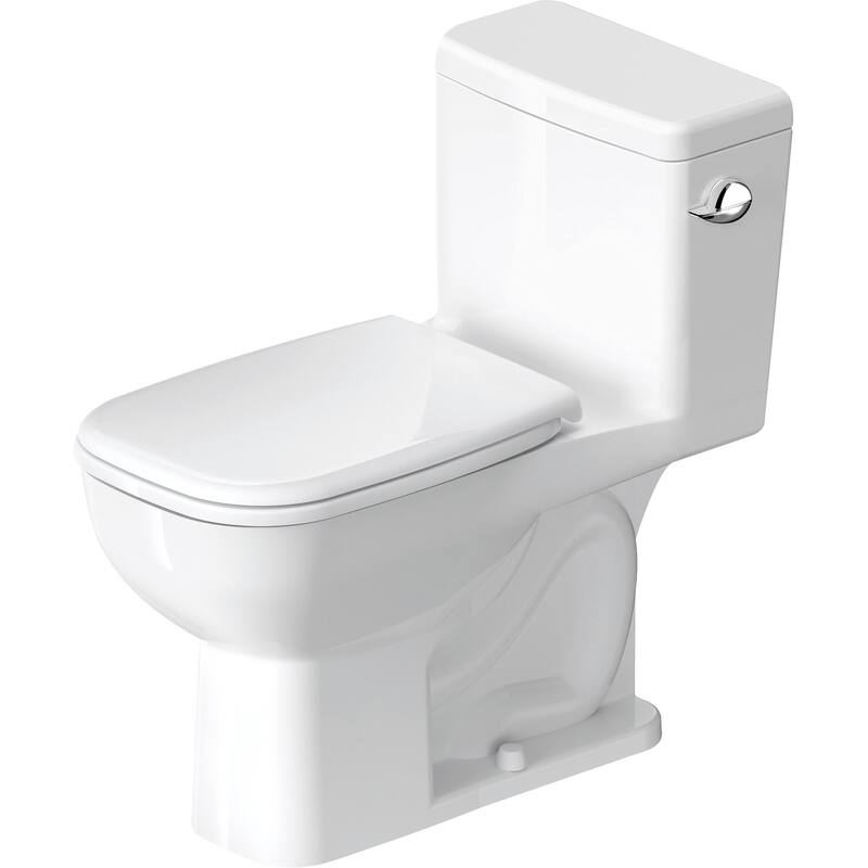 Duravit D-Code 1.28 GPF One Piece Elongated Chair Height Toilet with