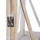 preview thumbnail 39 of 49, Glitzhome 2-Piece Oversize Farmhouse Wood/ Metal Hanging Candle Holders Decorative Lanterns
