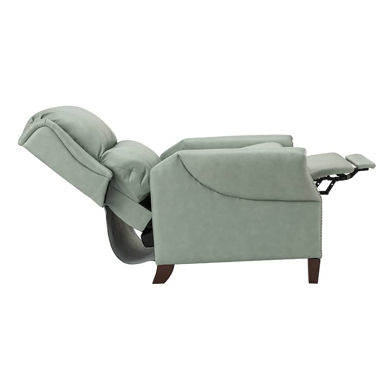 Alicia 32.68" Wide Genuine Leather Manual Recliner