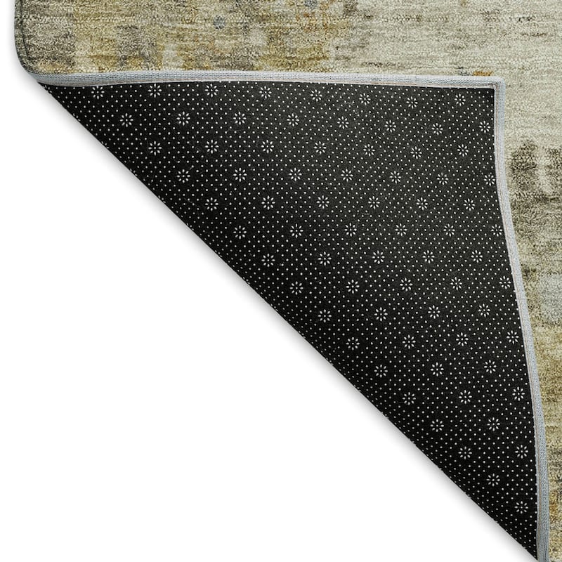 Machine Washable Indoor/ Outdoor Vintage Traditional Chantille Rug