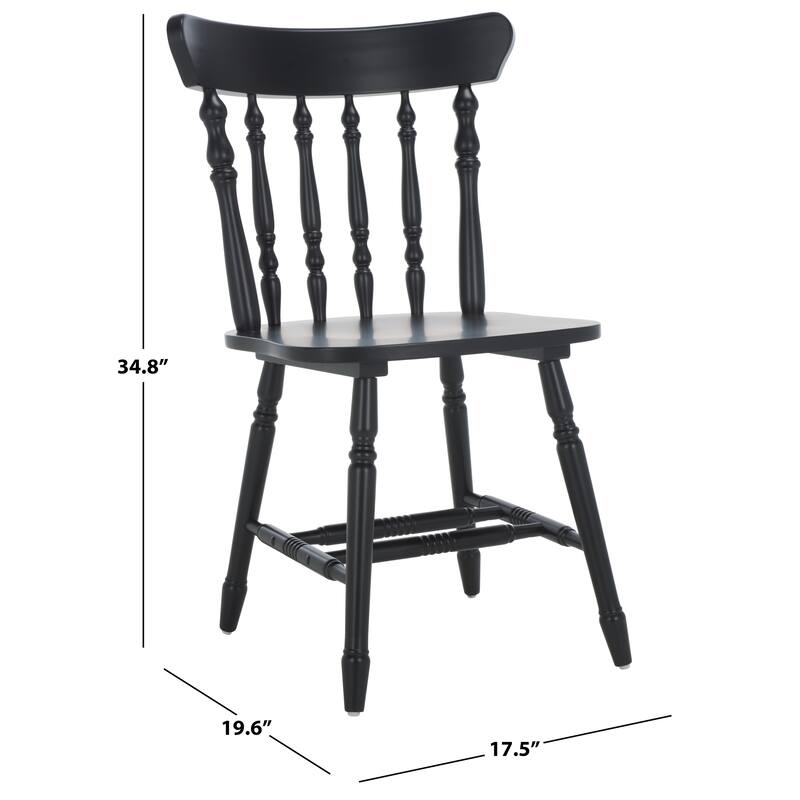 SAFAVIEH HOME Coralyn Caprail Dining Chair (Set of 2) - 17"W x 20"D x 34"H