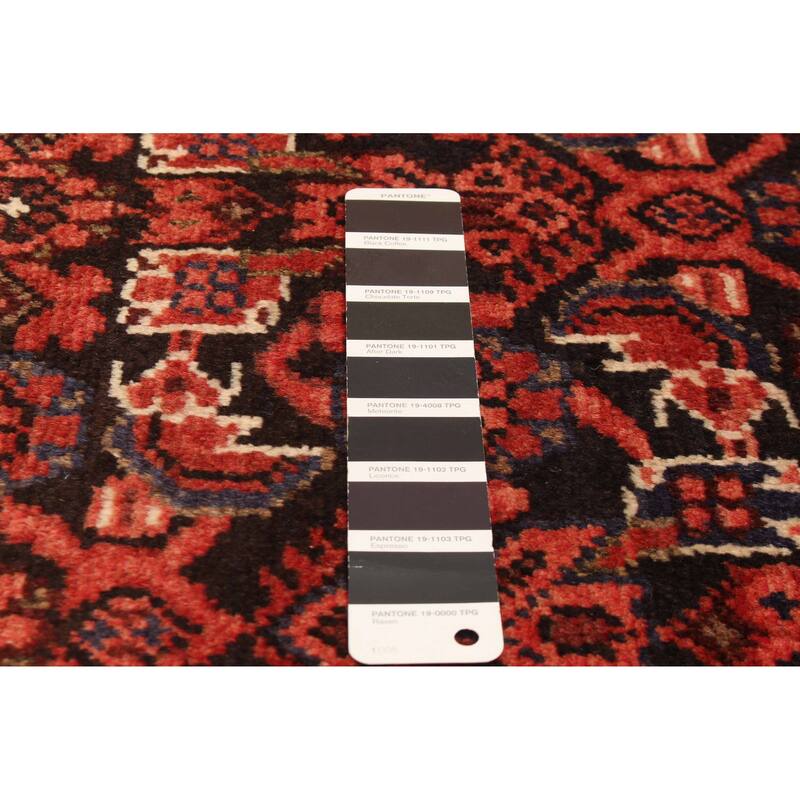 ECARPETGALLERY Hand-knotted Andelz Black Wool Rug - 3'5 x 10'0