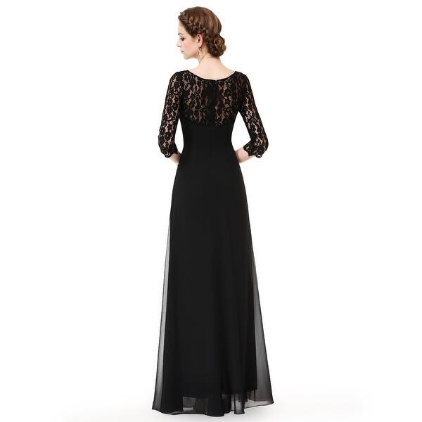 Shop Ever Pretty Women S Lace Long Sleeve Floor Length Evening
