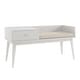 preview thumbnail 41 of 62, Niklas 1-drawer Cushioned Entryway Bench iNSPIRE Q Modern White