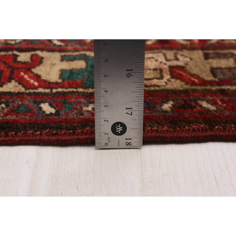 ECARPETGALLERY Hand-knotted Konya Anatolian Red Wool Rug - 3'7 x 10'3