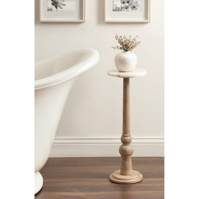 Kate and Laurel Wegner Wooden Drink Table