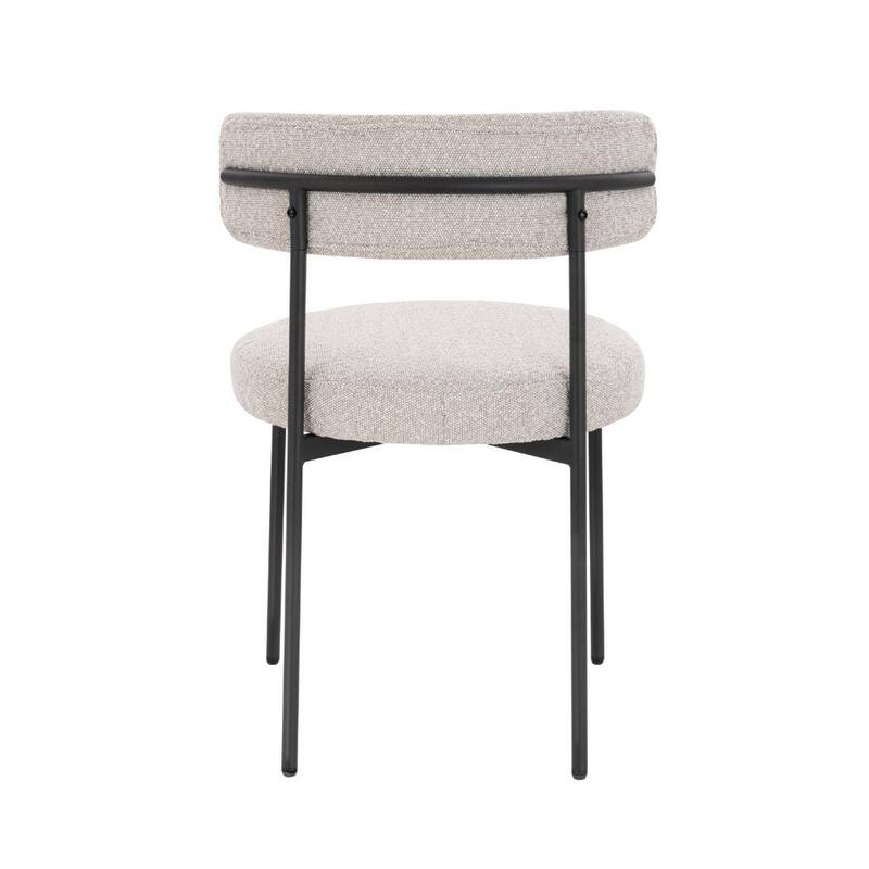 Federica Modern Boucle Dining Chair Beige (Set of 6)
