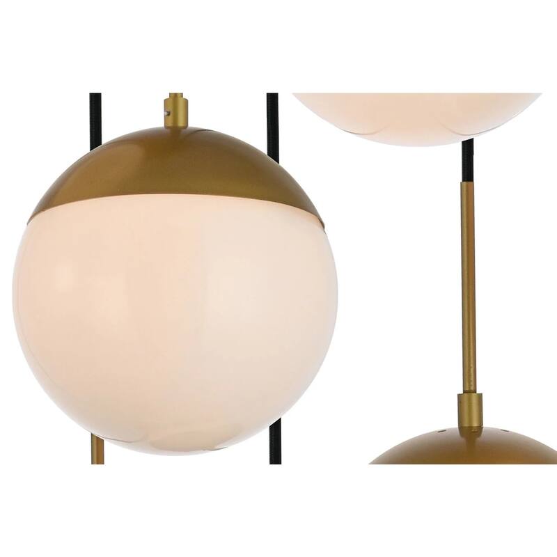 Elegant Lighting Eclipse 5 Light 18" Wide Multi Light Pendant with