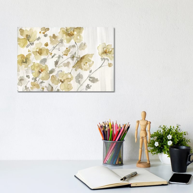 iCanvas "Blooming Neutral" by Nan Canvas Print - 8x12x0.75