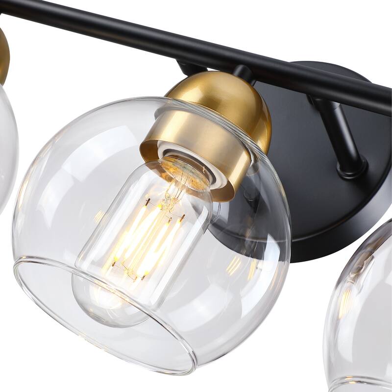 3-Light Bathroom Light Fixtures Over Mirror