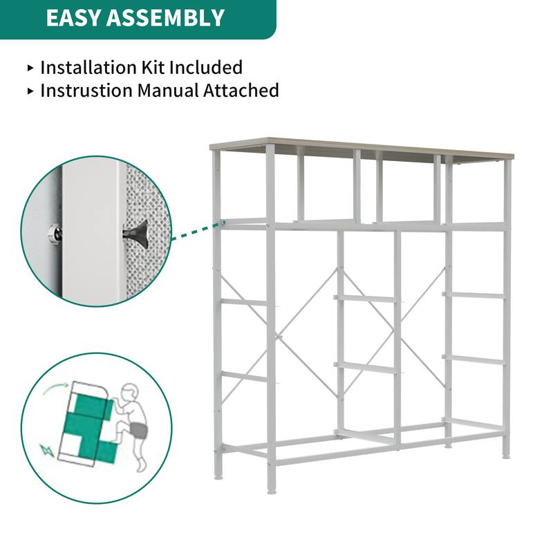 Modern Wide Dresser Storage Tower