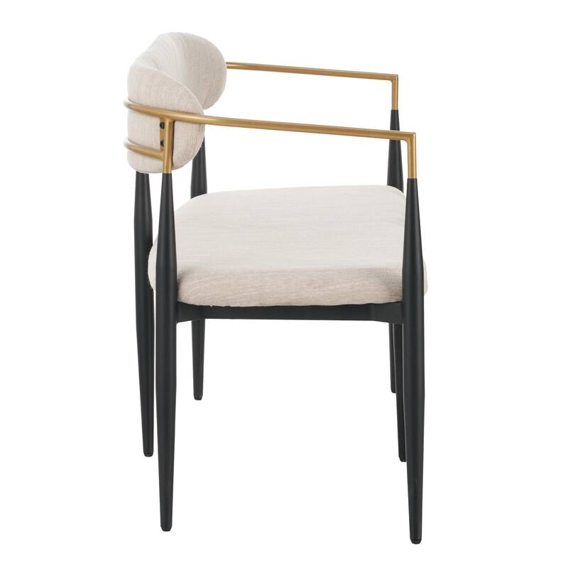 Christopher Knight Home - Elias Modern Metal Loveseat Settee with Elegant Upholstered Seating